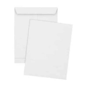 WHITE ENVELOPES 458X324MM 100GSM 50 PCS