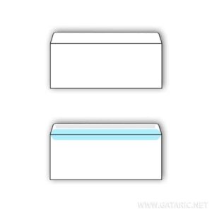 TTO WHITE ENVELOPES 110 X 230 WITHOUT WINDOW 1000 PCS 400285