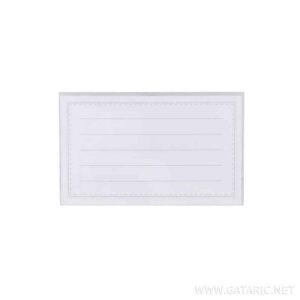 TTO NAME BADGE 60X90MM WITH CLAMP CLIP 403380