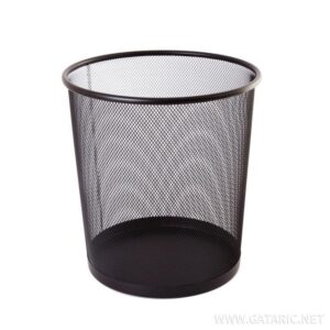 TTO METAL TRASH BIN ( BASCO) 12L FOR OFFICE 404269 BLACK