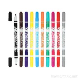 TTS FIBER TIP TWIN PENS 10 COLOURS 404837