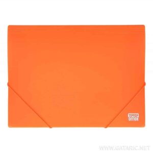 TTO PLASTIC DOCUMENT FILE A4 WITH ELASTIC CLOSURE 405369  NEON ORANGE