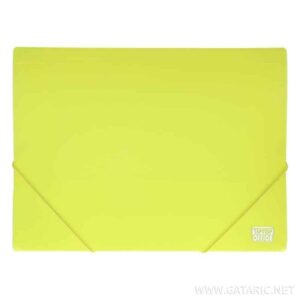 TTO PLASTIC DOCUMENT FILE A4 WITH ELASTIC CLOSURE  405370 NEON YELLOW