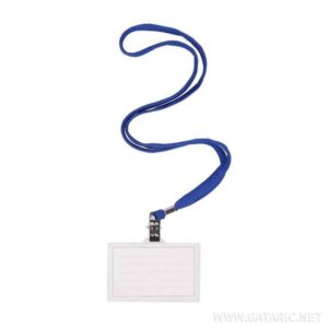 TTO NAME BADGE HOLDER & LANYARD BLUE EACH 405446