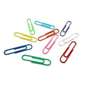 TTO PAPER CLIPS 33MM ASSORTED COLOURS (100PCS) 408281