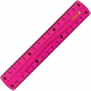 BRUNNEN RULER 15CM PINK