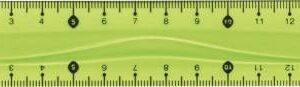BRUNNEN RULER 15CM KIWI