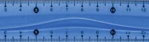 BRUNNEN RULER 15CM AZURE
