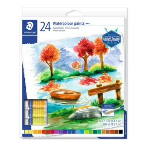 STAEDTLER WARERCOLOUR PAINT 24PCS STD8880 C24