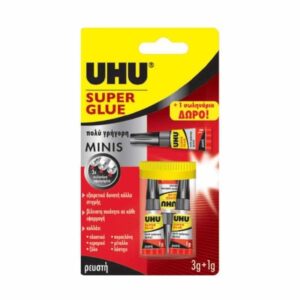 UHU SUPER GLUE  MINI (3X1G) N.45415