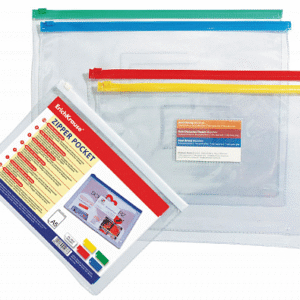 ERICHKRAUSE PVC ZIP FILE A5 TRANSPARENT 2937