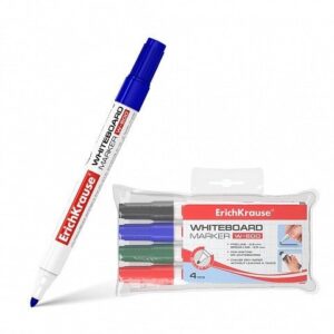 ERICHKRAUSE WHITEBOARD MARKER W-500 4-COLORS 12849