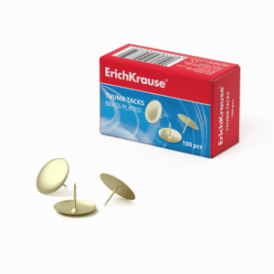 ERICHKRAUSE THUMB TACKS BRASS PLATED (100pcs) 24875