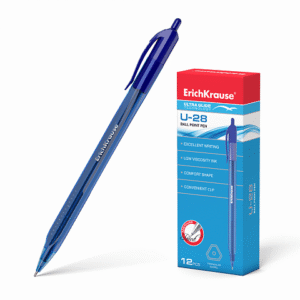 ERICHKRAUSE RETRACTABLE BALLPOINT PEN U-28 ULTRA BLUE 33528