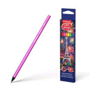 ERICHKRAUSE ARTBERRY HEXAGONAL COLOR PENCILS NEON (6 COLORS) 39424