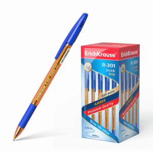 ERICHKRAUSE BALLPOINT PEN R-301 AMBER STICK&GRIP 0.7 BLUE 39530