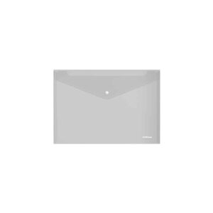 ERICHKRAUSE ENVELOPE/BAG A5 W/BUTTON FIZZY CLEAR 59125