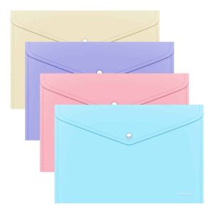 ERICHKRAUSE A4 ENVELOPE FOLDER FIZZY ASSORTED PASTEL COLOURS 59166