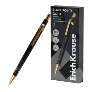 ERICHKRAUSE MECHANICAL PENCIL BLACK POINTER GOLD 0.5mm HB 60978