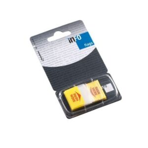 INFO FLAGS  "SIGN HERE " 25X43MM N. 7729-11