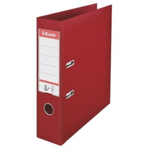 ESSELTE BOX FILE 75MM A4 BORDEAUX 811510