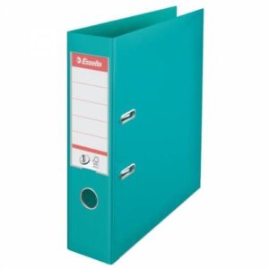 ESSELTE BOX FILE 75MM A4 TURQUOISE 811550