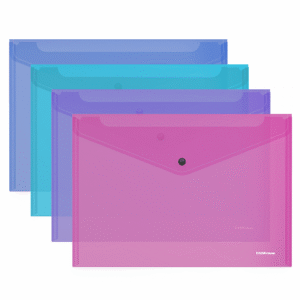 ERICHKRAUSE ENVELOPE FOLDER FIZZY VIVID SEMITRANSPARENT A4 44285