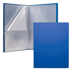ERICHKRAUSE DISPLAY BOOK + SPINE POCKET CLASSIC 10 POCKETS A4 RED 46040