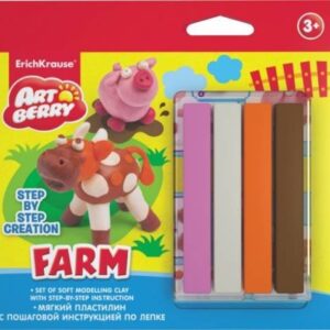 ERICHKRAUSE ArtBerry Modelling Clay Farm Step-By-Step Creation 4COL. with instruction 38543