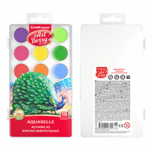 ERICHKRAUSE ARTBERRY WATERCOLORS WITH UV PROTECTION (18 COLORS) 41725