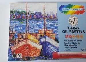 LION OIL PASTELS 12 COL. OP12/S