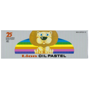 LION OIL PASTEL 25 COL.  P25/3-OP25/S