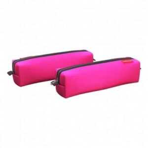 ERICHKRAUSE PENCIL CASE QUADRA MINI 210X50 NEON PINK N.47434