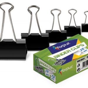 FORPUS BINDER CLIPS 19MM FO61601