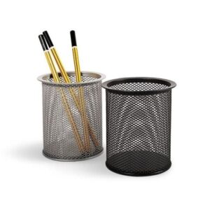 FORPUS METAL PEN HOLDER ROUND SILVER F30551