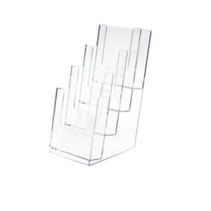 ACRYLIC STAND A4 1/3 2 COMPARTMENTS N.77