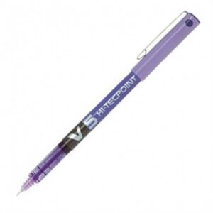 PILOT PEN V5 HI-TECPOINT 0.5MM VIOLET BX-V5