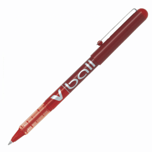 PILOT PEN VBALL 0.7 RED BL-VB7-R