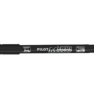 PILOT MARKER TWIN EXTRA FINE BLACK SCA-TM-B