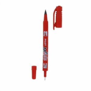 PILOT MARKER TWIN EXTRA FINE/FINE TIP RED BEGREEN SCA-TM