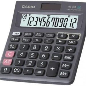 CASIO CALCULATOR 12 DIGIT MJ-120T/MJ-120D