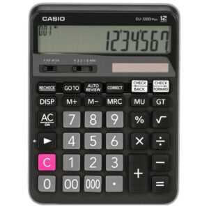 CASIO CALCULATOR 12 DIG. DJ-120D PLUS