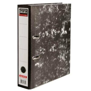 SKAG PREMIUM BOX FILE A4 PAPER 8CM WIDE BLACK 8/32