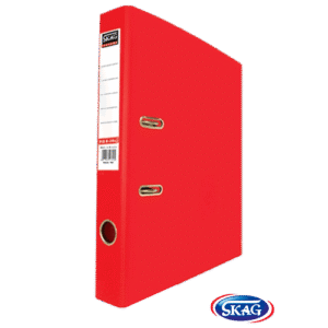 SKAG PREMIUM BOX FILE F/C PVC 4CM RED 4/34