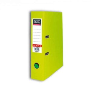 SKAG PREMIUM BOX FILE A4 PVC 8CM LIGHT GREEN 8/32