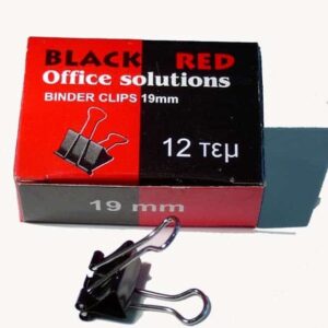 B/R BINDER CLIPS 19MM(12PCS)BR40001