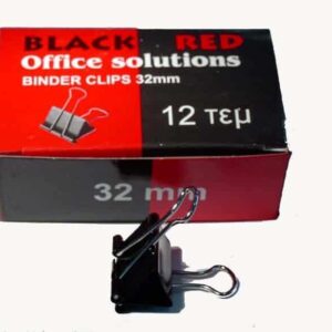 B/R BINDER CLIPS 32MM(12PCS)BR40003