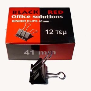 B/R BINDER CLIPS 41MM (12PCS) BR40004