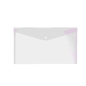 CLEAR BAG A3 WITH BUTTON TRANSPARENT SA3-CL