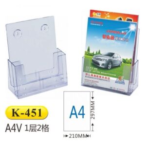 ACRYLIC STAND A4 2 DOUBLE K-451